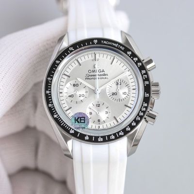 Omega Speedmaster Stainless Steel 42MM 3861 Movement White Replica Eta Watch
